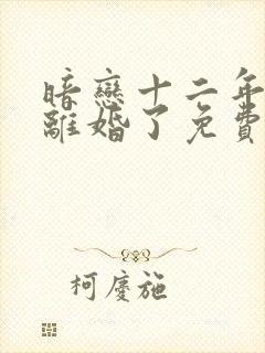 暗恋十二年的他离婚了免费阅读