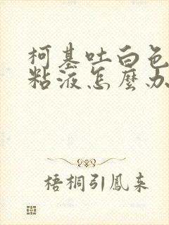 柯基吐白色泡沫粘液怎么办封面