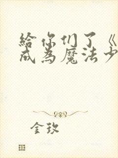 给你们了《憧憬成为魔法少女