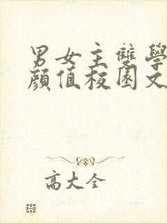 男女主双学霸高颜值校园文封面