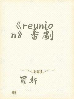 《reunion》番剧封面
