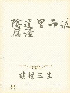 阴道里面流出豆腐渣