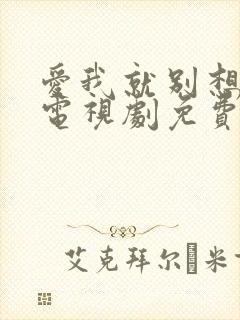 爱我就别想太多电视剧免费观看全集