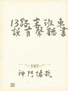 13路末班车小说有声听书封面