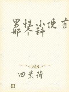 男性小便有血看哪个科