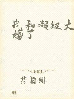我和超级大佬隐婚了
