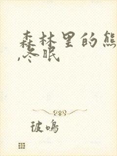 森林里的熊先生,冬眠