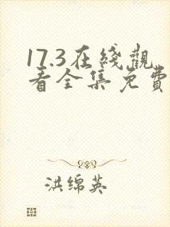 17.3在线观看全集免费完整版中文