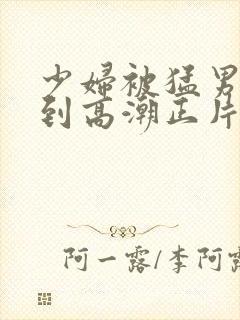 少妇被猛男蹂躏到高潮正片