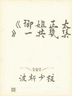 《御姐正太御姐》一共几集封面