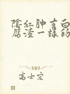 阴红肿有白色豆腐渣一样的分泌物