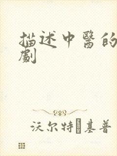 描述中医的电视剧封面