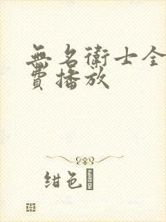 无名卫士全集免费播放