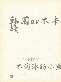 韩国av不卡在线