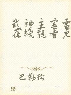 武神主宰电视剧在线观看免费播放