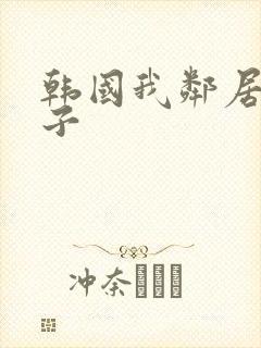 韩国我邻居的妻子封面