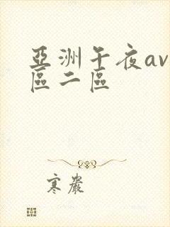 亚洲午夜av一区二区
