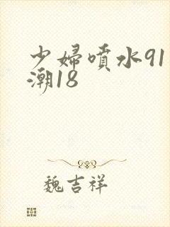 少妇喷水91高潮18