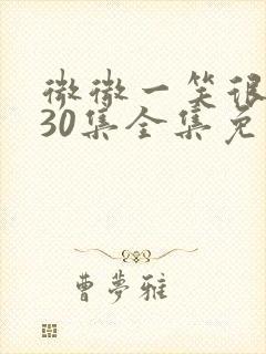 微微一笑很倾城30集全集免费观看