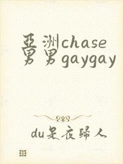 亚洲chase男男gaygay
