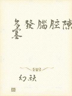 多发脑腔隙性梗塞封面