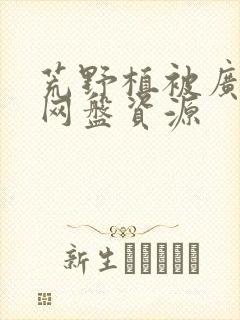 荒野植被广播剧网盘资源