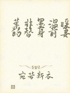 叶非墨温暖总裁的替身前妻封面