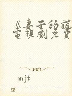 《妻子的谎言》电视剧免费观看全集