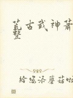 荒古武神萧云完整