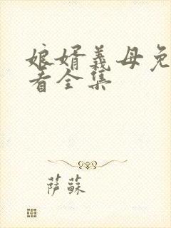 娘婿义母免费观看全集