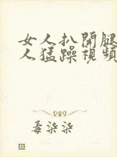 女人扒开腿让男人猛躁视频