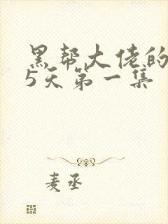 黑帮大佬的365天第一集