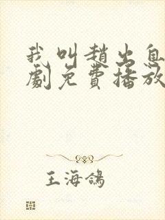 我叫赵出息电视剧免费播放封面