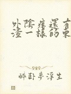 外阴痒还有豆腐渣一样的东西