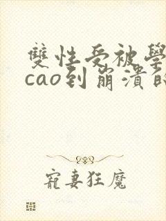 双性受被学霸攻cao到崩溃的小说