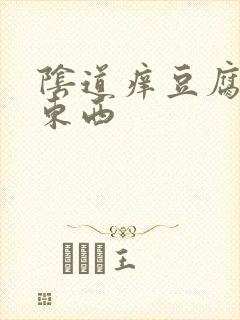 阴道痒豆腐渣样东西