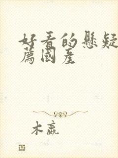 好看的悬疑剧推荐国产