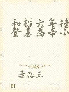 和离六年后前夫登基为帝小说封面