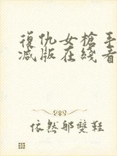 复仇女枪手未删减版在线看封面