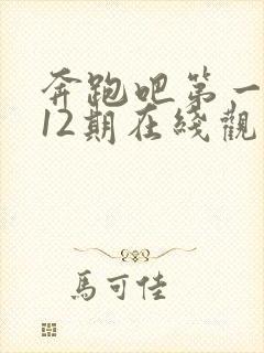 奔跑吧第一季第12期在线观看