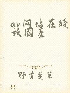 av网站在线播放国产