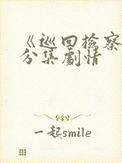 《巡回检察组》分集剧情