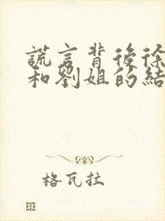 谎言背后徐伟豪和刘姐的结局