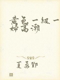 黄色一级一片少妇高潮