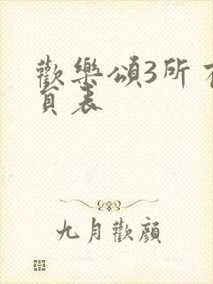 欢乐颂3所有演员表