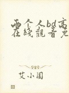 两个人bd高清在线观看免费