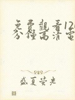 免费观看120分钟高清电视剧两个人免