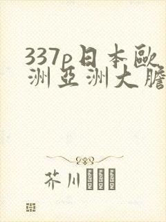 337p日本欧洲亚洲大胆人封面