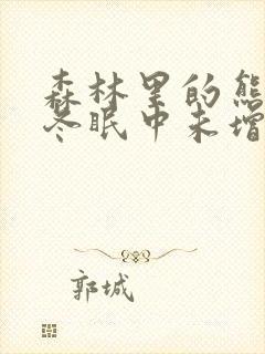 森林里的熊先生冬眠中未增删樱花漫画