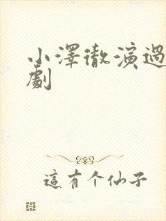 小泽彻演过哪些剧